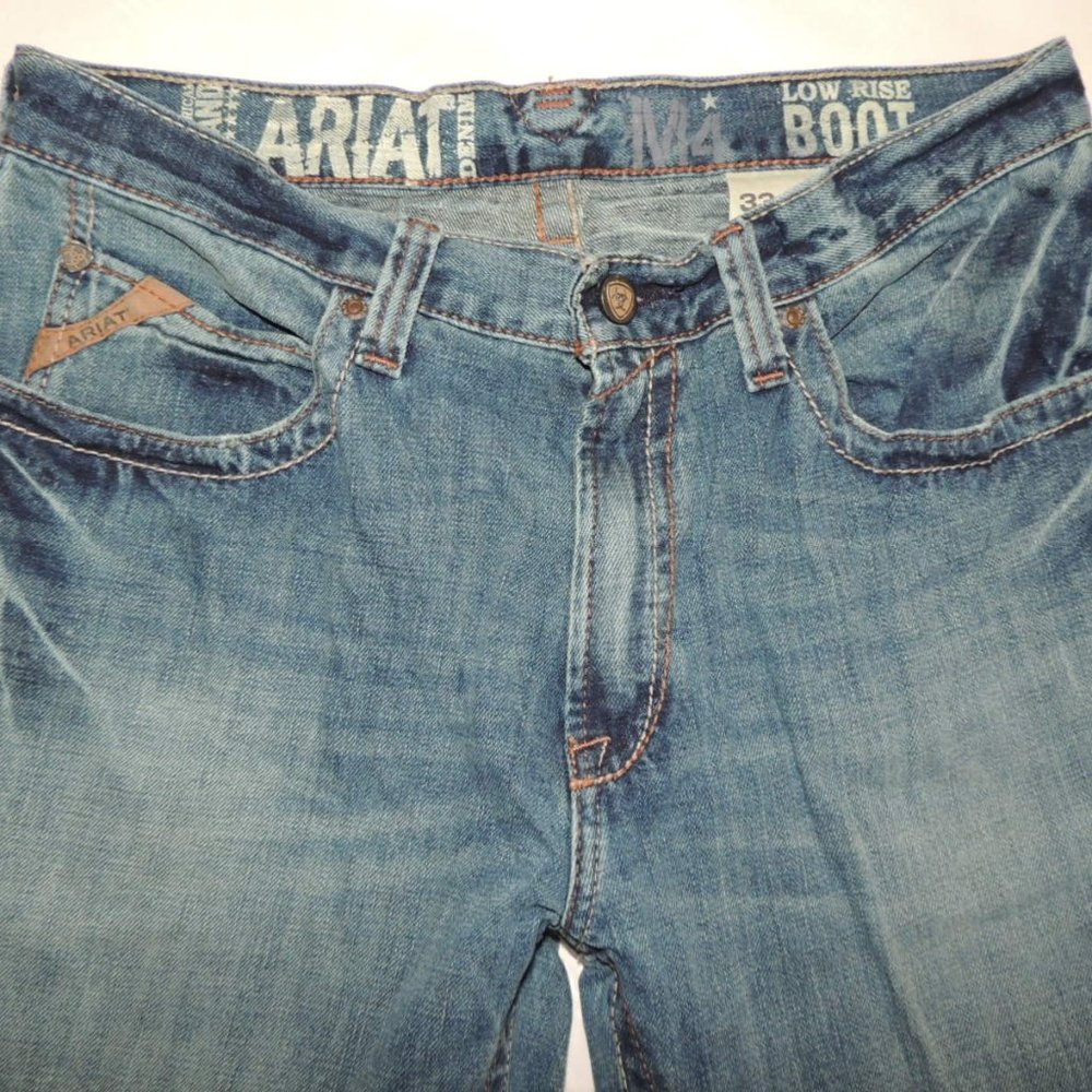 VTG  ARIAT LOW RISE Cotton Denim Jean Pants 33x38